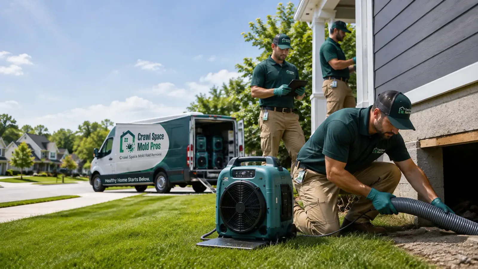 Crawl Space Mold Removal in Shoreham, NY